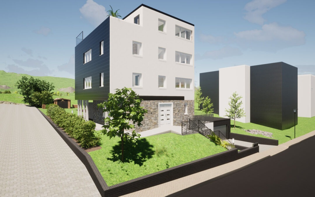 Rundum-Visualisierung eines Mehrfamilienhauses 8
